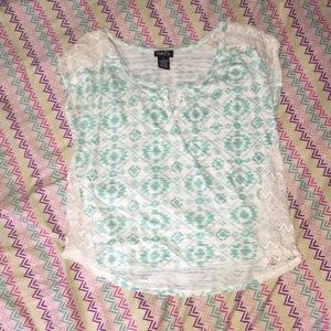 Rue21 patterned shirt